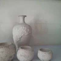 ست گلدان و جا شمعی مینیمال