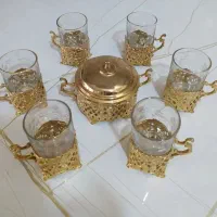 ۶ عدد فنجون و قندان