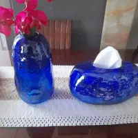ست جای دستمال کاغذی و گلدان