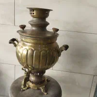 سماور برنجی زغالی قدیمی