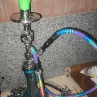 قلیان برنجی با سر سیلیکونی نو