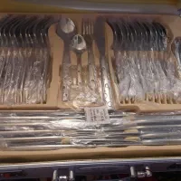 سرویس قاشق و چنگال‌ 128 پارچه استیل اصل آلمان
