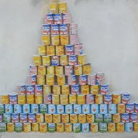 قوطی خالی شیر خشک