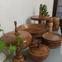 ساخت ظروف سرو و پذیرایی چوبی