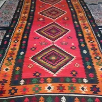 گلیم کلفت دست بافت نو نو 330در 120