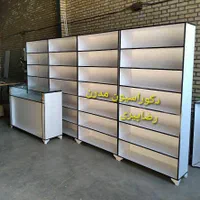 قفسه اماده وسفارشی ویترین نمایشگاهی دکور پیشخوان