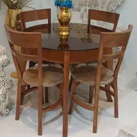 میزغذاخوری4نفره چوب راش شیک(درحدنوآک(مناسب جهیزیه)