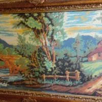 تابلو کوبلن مربوط به سی سال پیش به همراه کالا