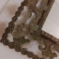 آینه سنگی قدیمی صندوق چوب قالیچه پادری