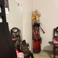 اسنوبورد با فیکس شلوار قدر مناسب تا ۱۷۸ با لباس