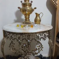 میزخاطره برنز و سرویس سماور