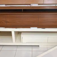 میز تلویزیون ۲متر قهوای ای و۱۸۰ صدفی کرم