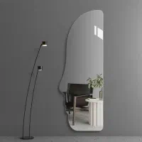 آینه دفرمه بکلایت دکوراتیو طرح فانتزی