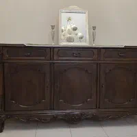 کنسول و بوفه ی عتیقه ی چوب گردو فروش فوری