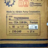 پمپ اب ابارا ۲ اسب ۲ پروانه CDA 2.00ML