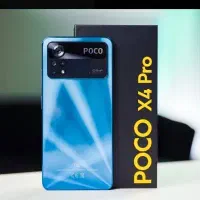 سلام گوشی پوکو ایکس 4 پرودر حدنورنگ آبی بسیار زیبا