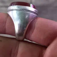 انگشتر نقره  عقیق  دستساز