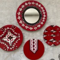 دیوار کوب سفالی