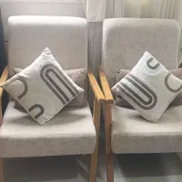 سرویس مبل 5نفره در حد نو چوب روس تاب ریلکسی