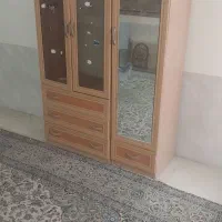 کمدیخچالی ویترین ام دی اف در حد نو