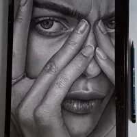 طراحی نقاشی  چهره ((توضیحات و بخون))