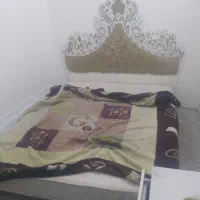 تخت خواب دونفره  بی نظیر با تشک رویال فنر