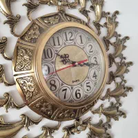 ساعت دیواری برنز خالص در حد نو