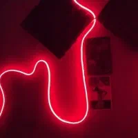 نئون فلکسی rgb 5 متر نو +ادابتور+تبدیل