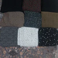 چادرهای رنکی ومشکی گلدار
