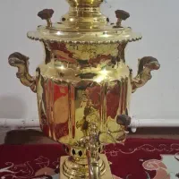 سماور برنز زغالی