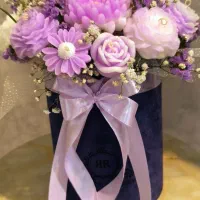باکس گل شمعی مخصوص هدیه