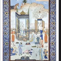 نقاشی مناظره پزشکان ابراهیم جباری سال ۱۳۴۱