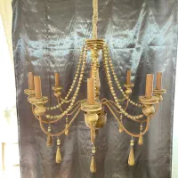 لوستر . چوبی . روستیک