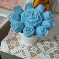 دو عدد باکس گل  شمعی