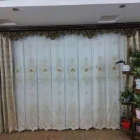 پرده پذیرایی حریر ترک