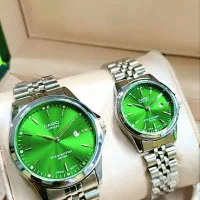 ساعت مچی کاسیو زنانه و مردانه استیل ست وتک