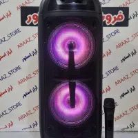 باند اسپیکر ایستاده میکروفون بی سیم پنل دی جی