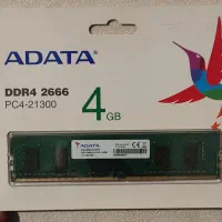 رم DDR4 Adata گارانتی آونگ بی نهایت ۲۶۶۶ هرتز ۴گیگ