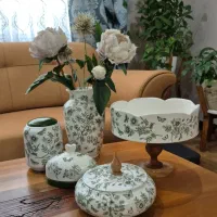 ست پذیرایی طرح سبز سرامیکی