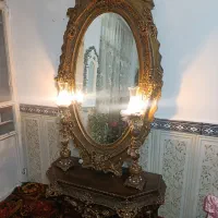 آینه شمعدان در حد نو