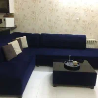 مبل ال کنسول آیینه و آباژور