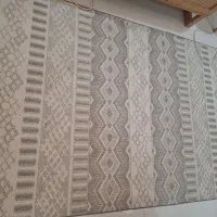 فرش مراکشی ۴ متری طوسی و کرمی
