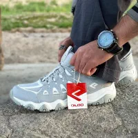 کتونی ساخت کره برند QILOO اورجینال ، رنگ طوسی سفید