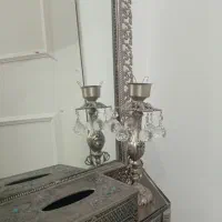آینه و شمدان برنز