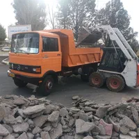 حمل نخاله .خاورکمپرسی بابکت همه جای شهرسیرجان