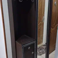 کمد دو کشو جاکفشی/ آینه گردون تمام قد/ جالباسی