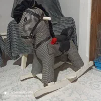 راک صندلی اسب پارچه ای . روروک و گهواره