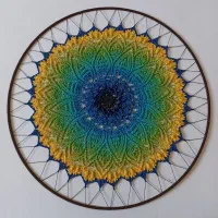 دیوارکوب قلاببافی. جذاب.چشم نواز