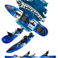 فروش ۴عدد کایاک تکنفره و دونفره نو برند Torpedo