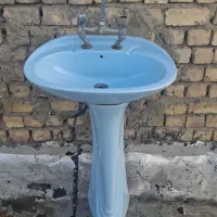 روشویی همراه پایه وشیرآلات